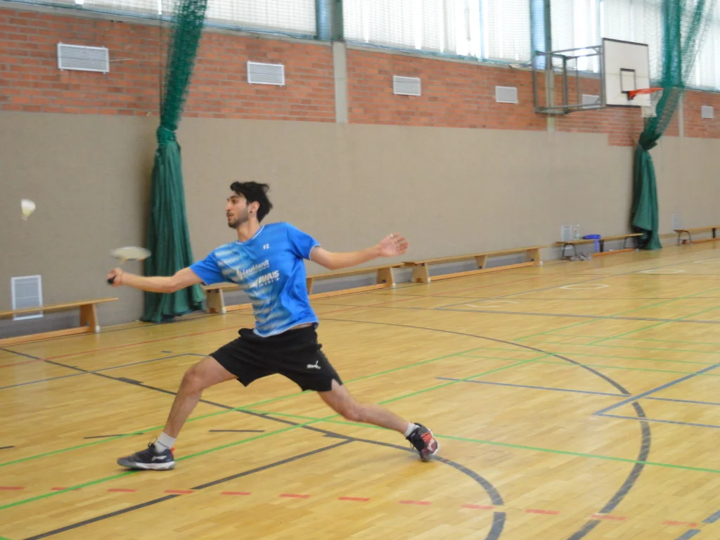 Arsalan gibt alles im 1. Herreneinzel | Foto: BSC 95 Schwerin