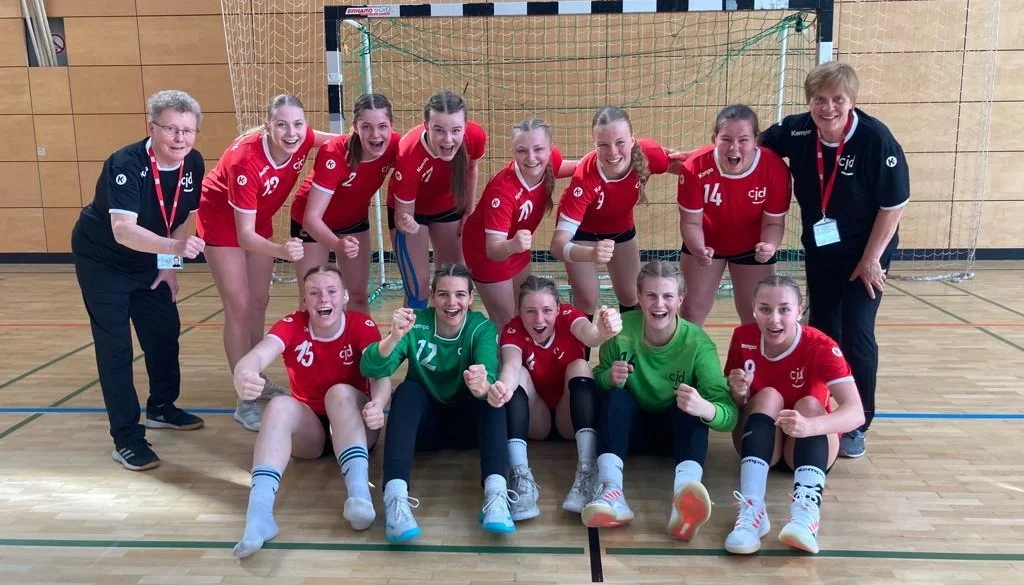 Das Team der CJD Christophorusschule Rostock beim JtfO-Bundesfinale in Berlin (Foto: RHC)