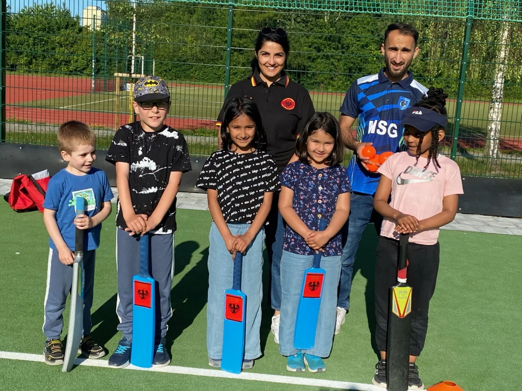 Ein voller Erfolg: der 1. Cricket-Aktionstag in Rostock(Foto: Birgit Hakenberg) Abt. Cricket HSG Uni Rostock