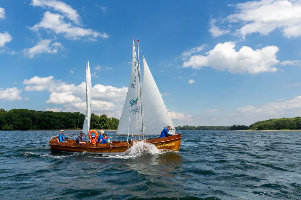 Kutter Segeln auf dem Pfaffenteich