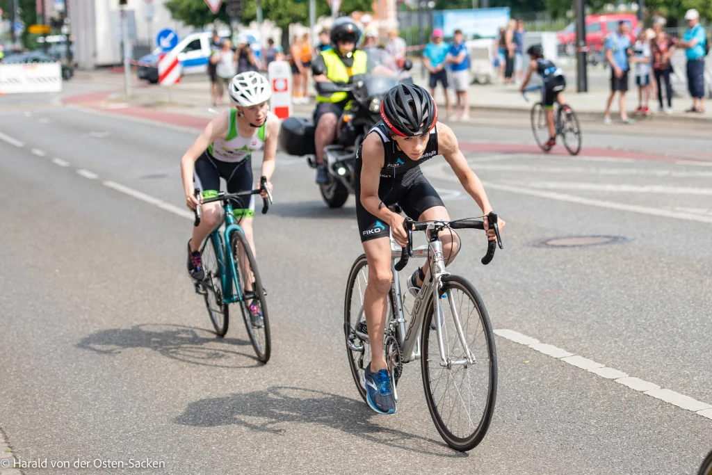 Nachwuchsathleten des TC FIKO Rostock auf dem Rad | Foto: Harald von der Osten-Sacken