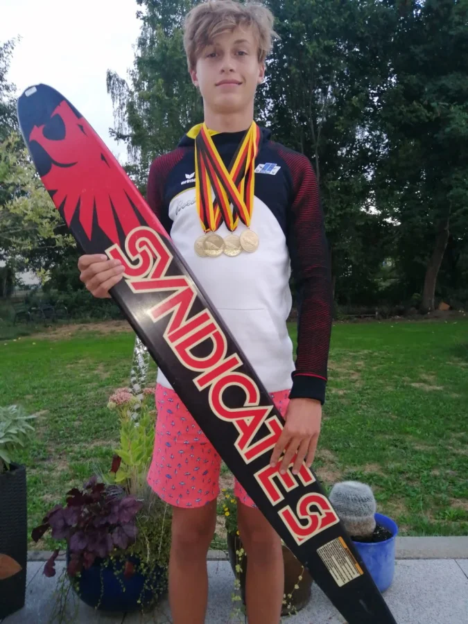 Deutscher Jugendmeister in der AK U14 Boys: Ferdinand Sattler (Foto: WSC Luzin Feldberg)