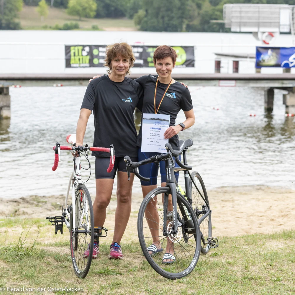 Ines Weber und Grit Merkord vom TC Fiko Rostock (Foto: Harald v.d. Osten-Sacken)