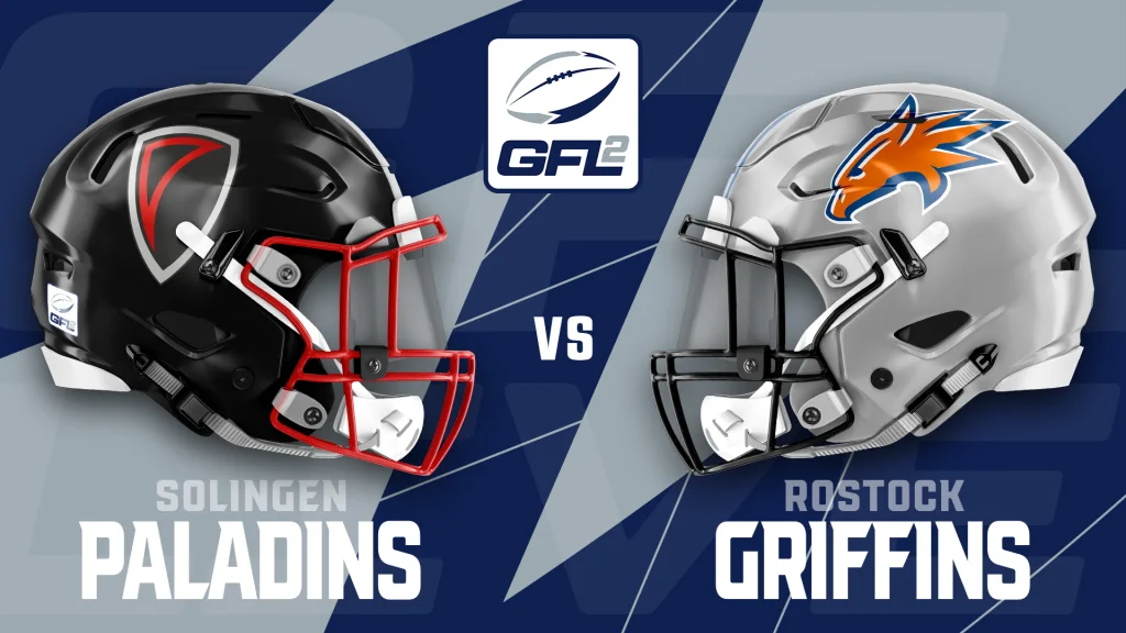 Collage: © GFL Rostock Griffins vs. Solingen Paladins