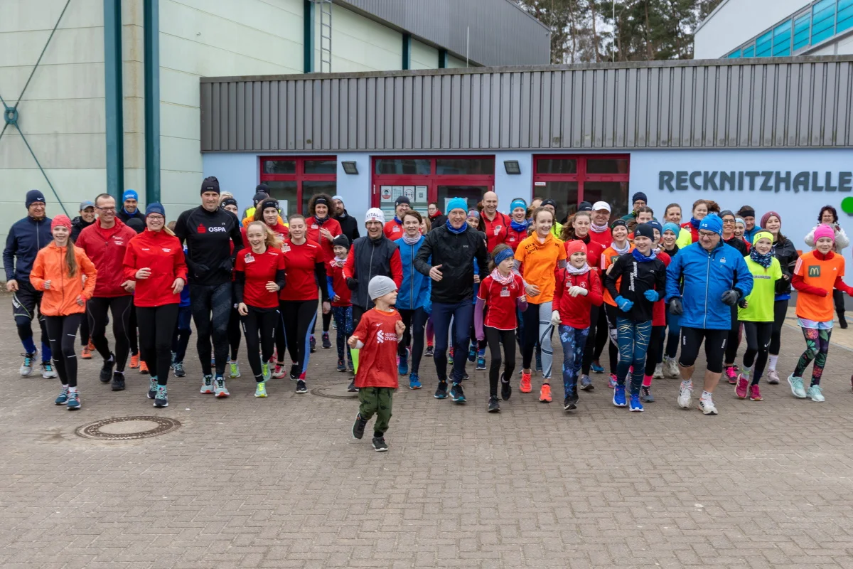 OSPA-Stadtlauf  kurz vor dem Weihnachtsfest