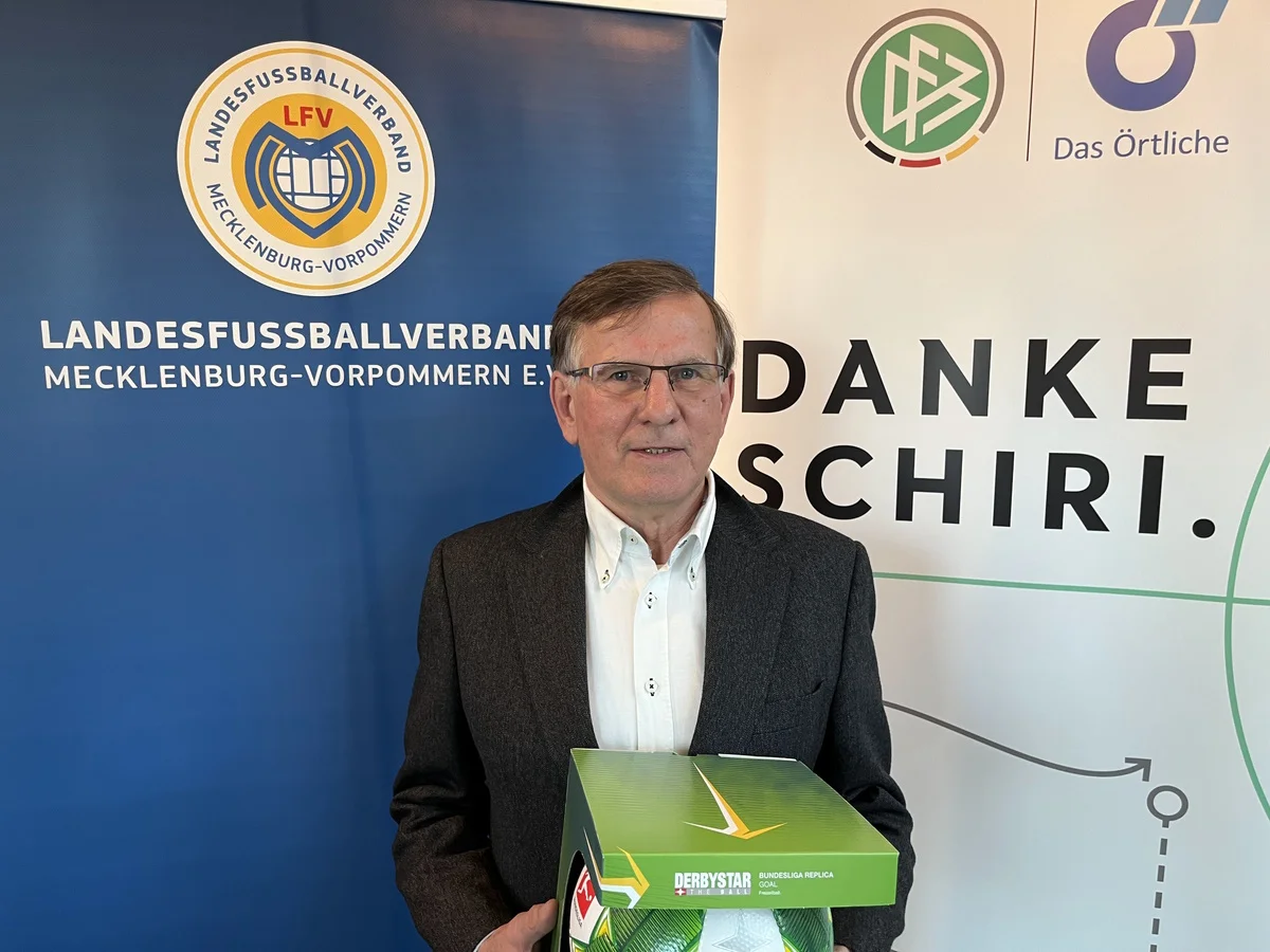 Hans-Joachim Ladwig (SV Waren 09 / KFV Mecklenburgische Seenplatte) | Foto: LFV MV