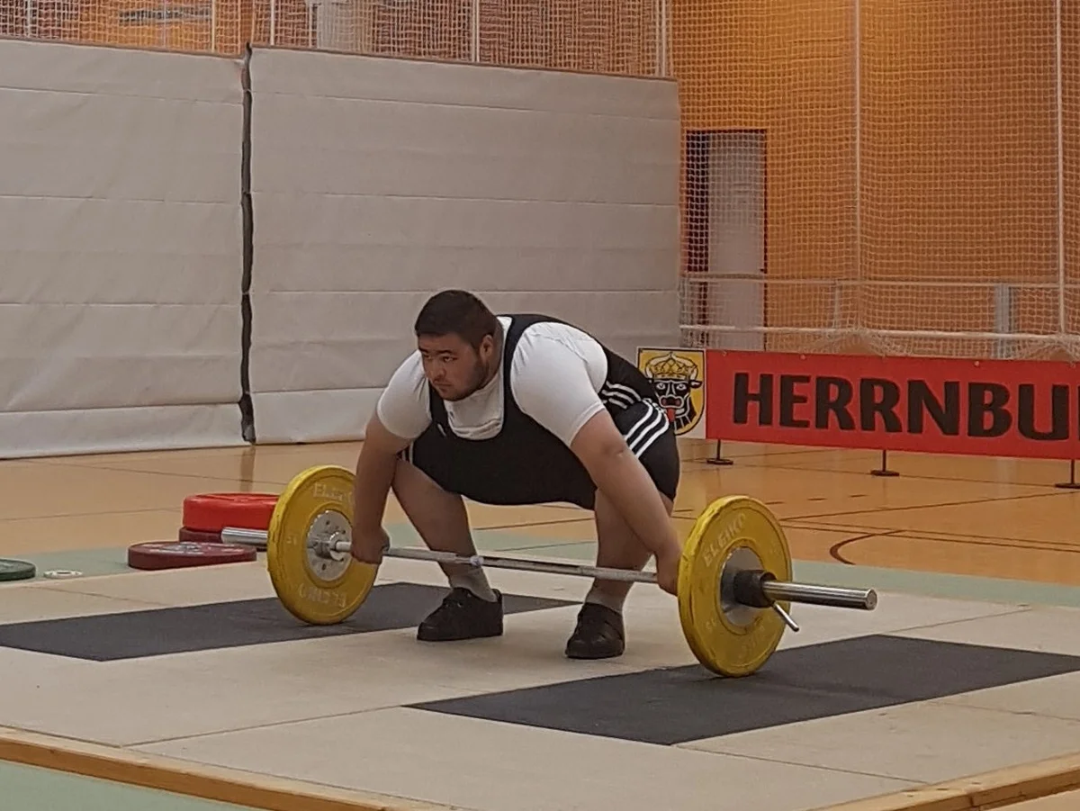 TSV-Athlet beim Reißen Foto: TSV Schwerin