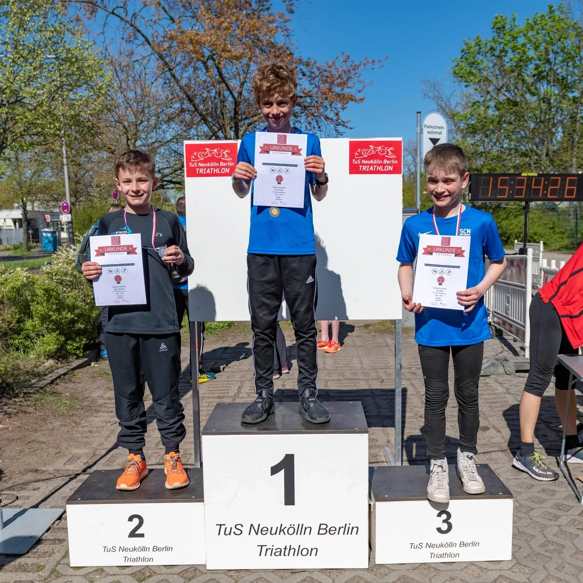 Siegerehrung der Altersklasse Schüler B (Foto: TC Fiko Rostock)