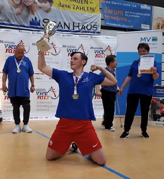 Strahlender Sieger beim 29. Norddeutschen Sportfest der Vielfalt (Foto: VBRS MV)
