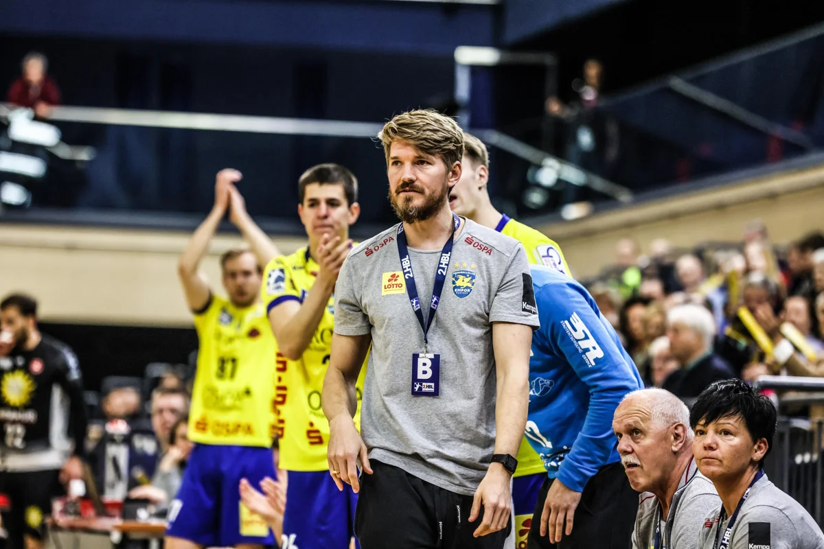 Vor Beginn der Aufstiegsrunde: Empor verlängert mit Cheftrainer Nicolaj Andersson