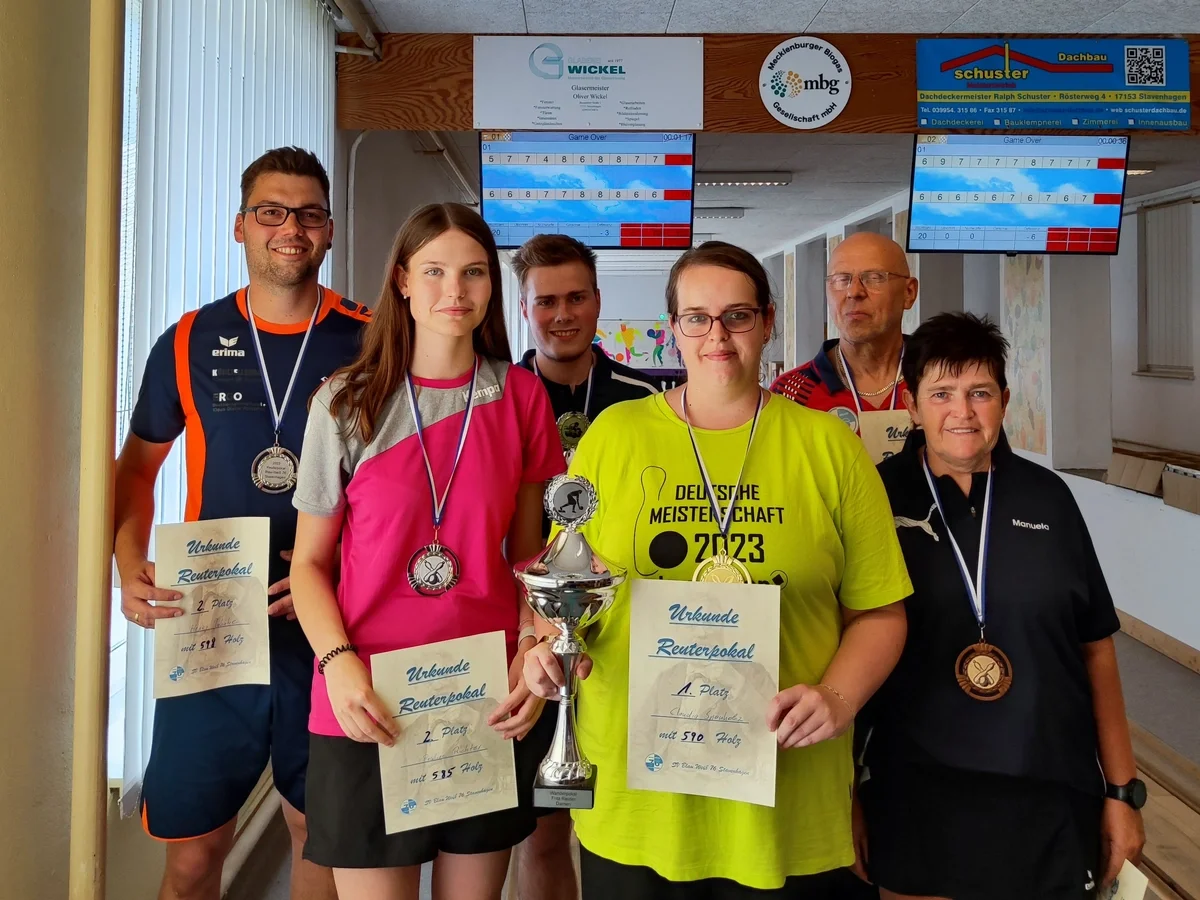 Claudia Sponholz und Marvin Skriwanek gewinnen 2. Reuterpokal