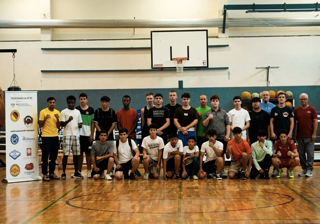 Foto: © Boxclub TRAKTOR Schwerin Gruppenbild vom Aktionstag „Willkommen im Sport“