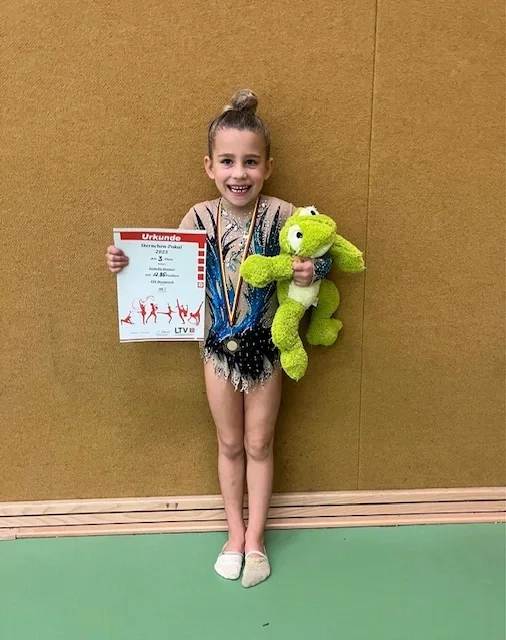 Isabella Brehmer sicherte sich die Bronzemedaille. (Foto: Petra Lorenz, FSV Bentwisch)