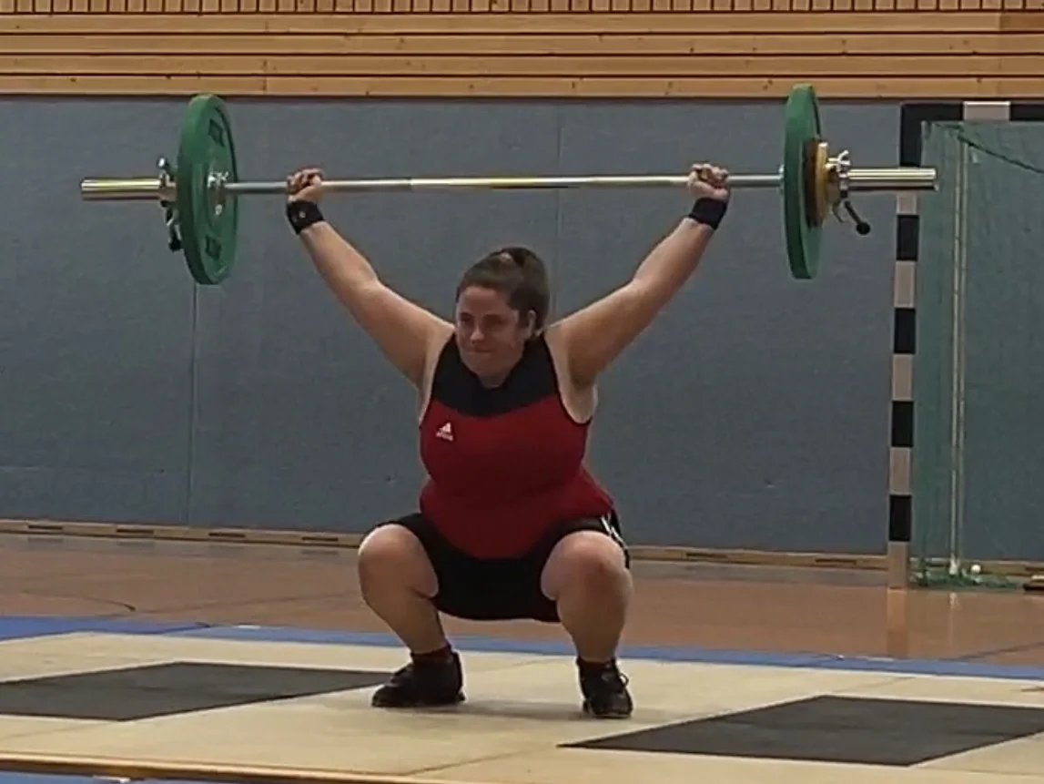 Susann Rümker (Foto: Majana Potrikus) Gewichtheber des Malchower Athletenclubs
