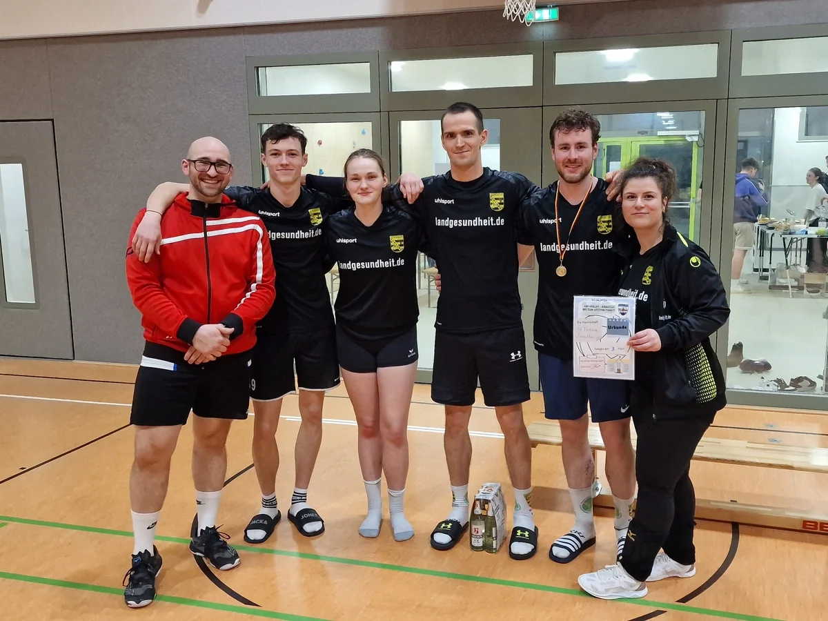 Das Mixed-Team des SV Fortuna Zerrenthin entschied das kleine Finale für sich. (Foto: BSC Hanse)
