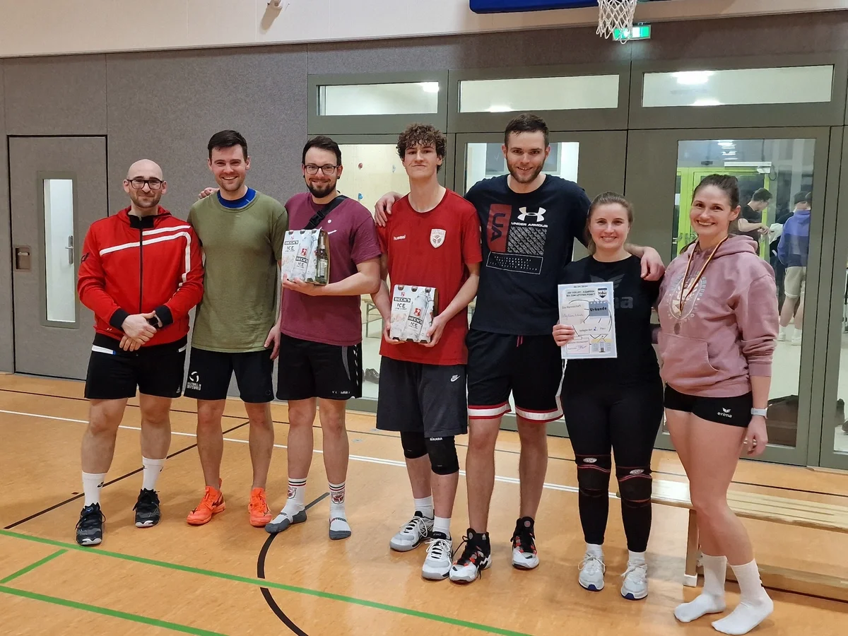 Platz 2 geht an die Volleybärenbande. (Foto: BSC Hanse)