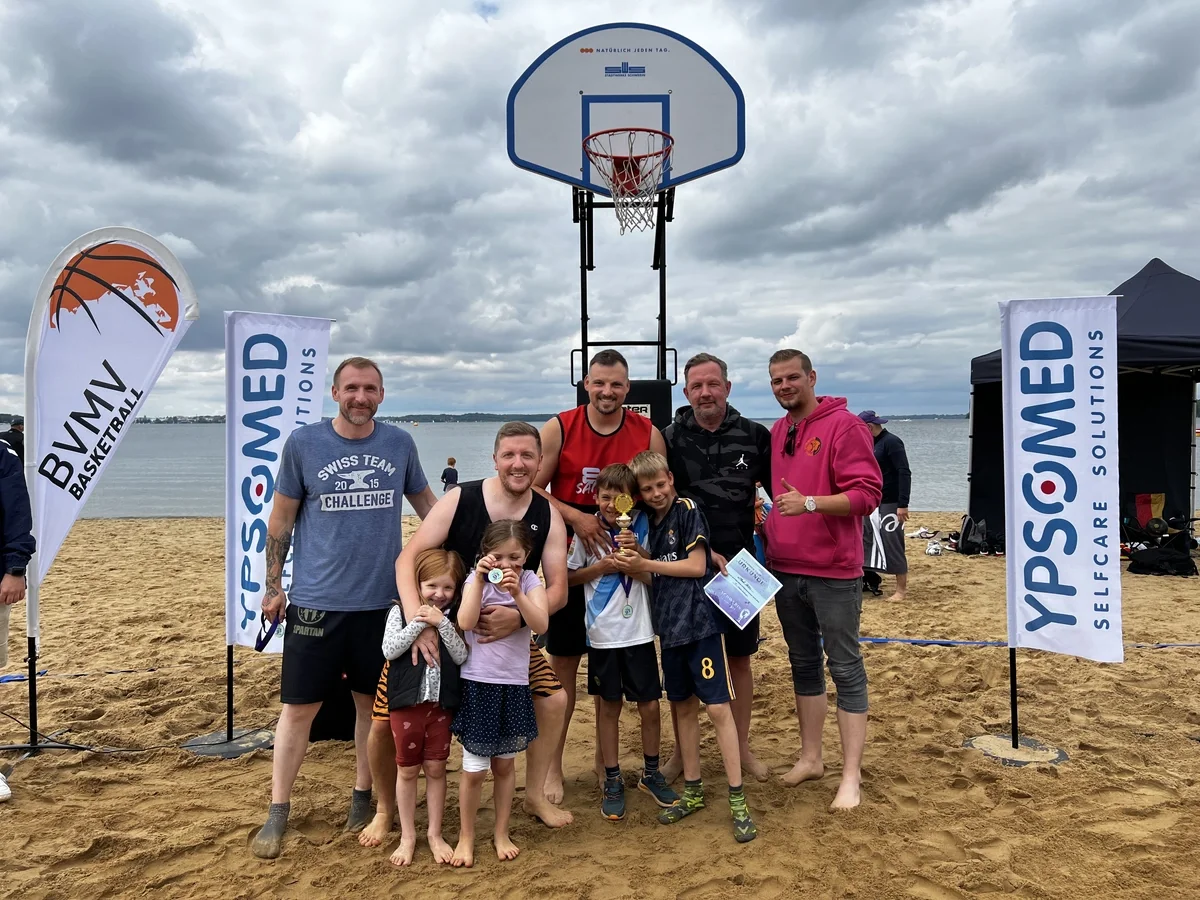 Eine gelungene Beachbasketball-Premiere in Schwerin (Foto: PSV Schwerin)