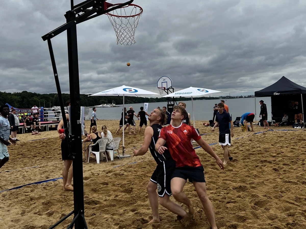 Eine gelungene Beachbasketball-Premiere in Schwerin (Foto: PSV Schwerin)