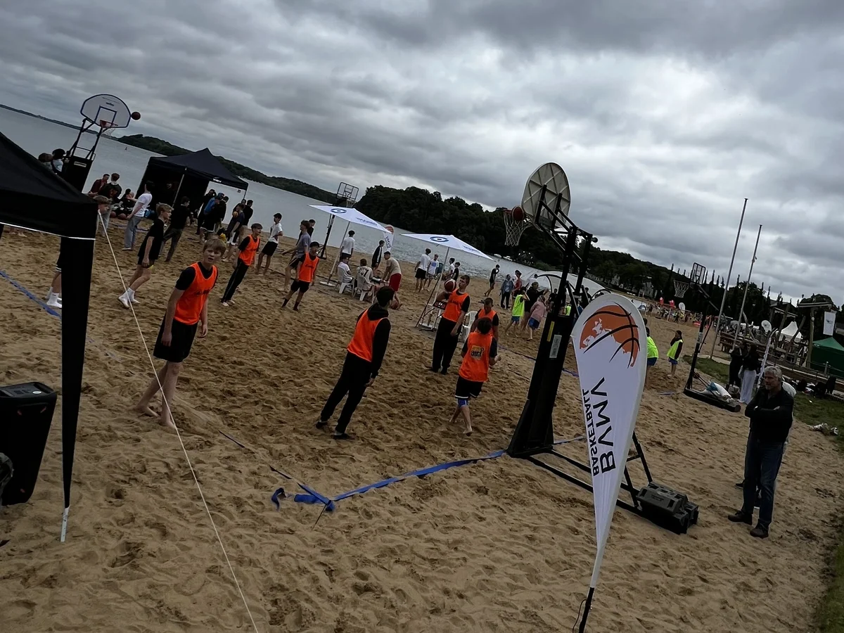 Eine gelungene Beachbasketball-Premiere in Schwerin (Foto: PSV Schwerin)