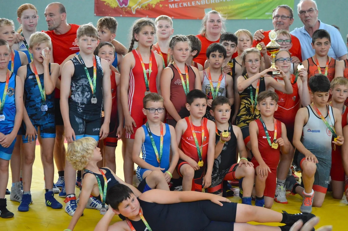 Junge Ringer bei Landesjugendsportspielen aktiv