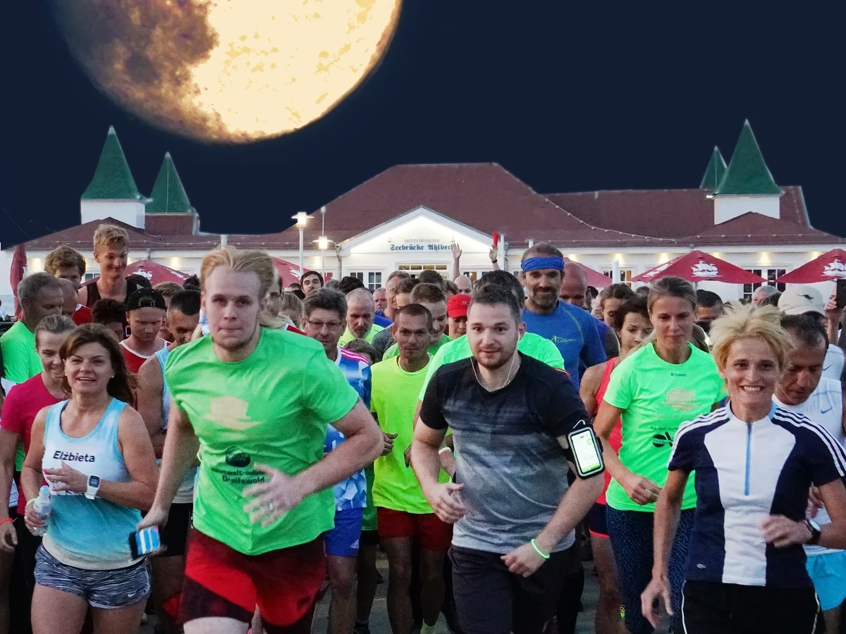 Moon Run auf der Seebrücke Bansin