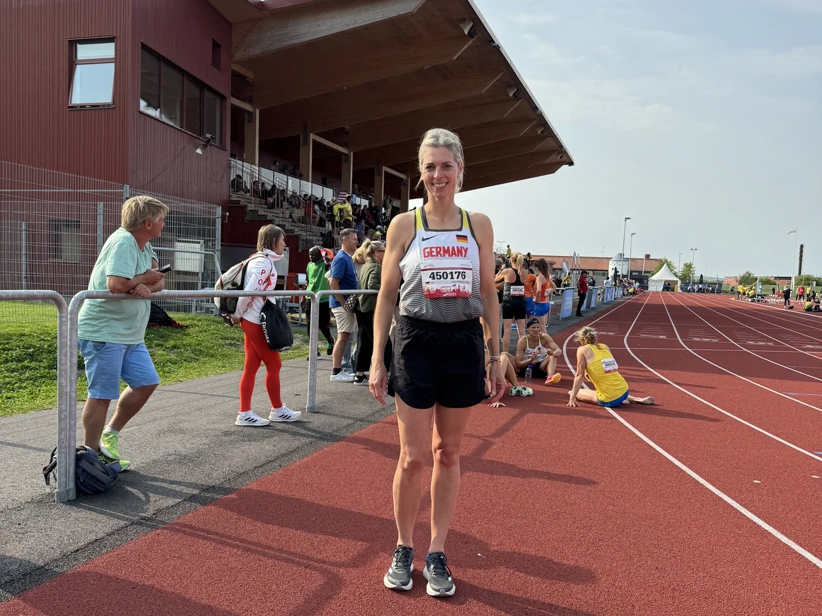 World Masters Athletics Meisterschaften in Göteborg mit Laager Sportlerin