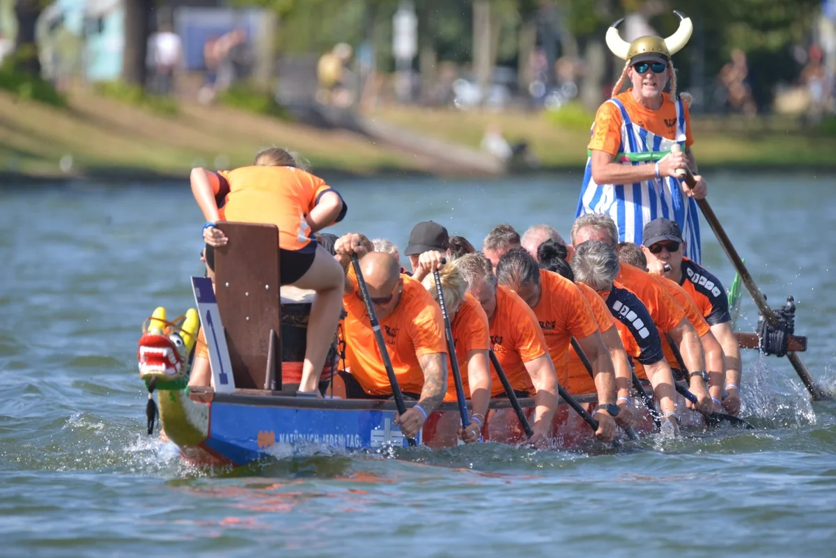 Ein Wimpernschlag entscheidet im Wasserstadion