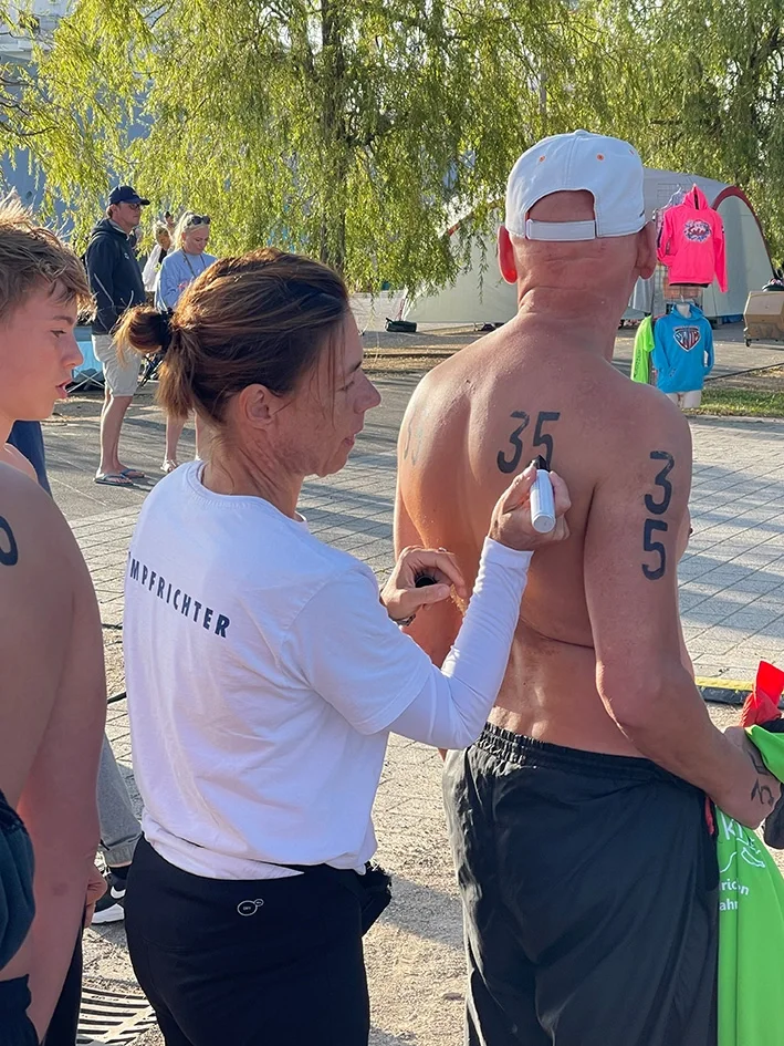 Bereit für den Start bei der Norddeutschen Meisterschaft im Freiwasserschwimmen. (Foto: SVMV)