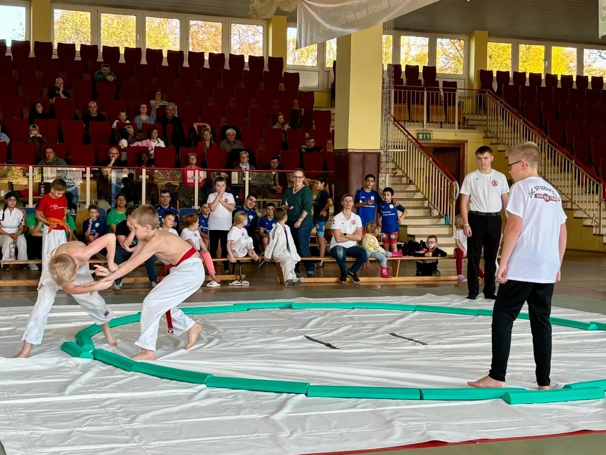 Die Strasburger Max-Schmeling-Halle war Austragungsort eines Sumoturniers. (Foto: JSC Strasburg)