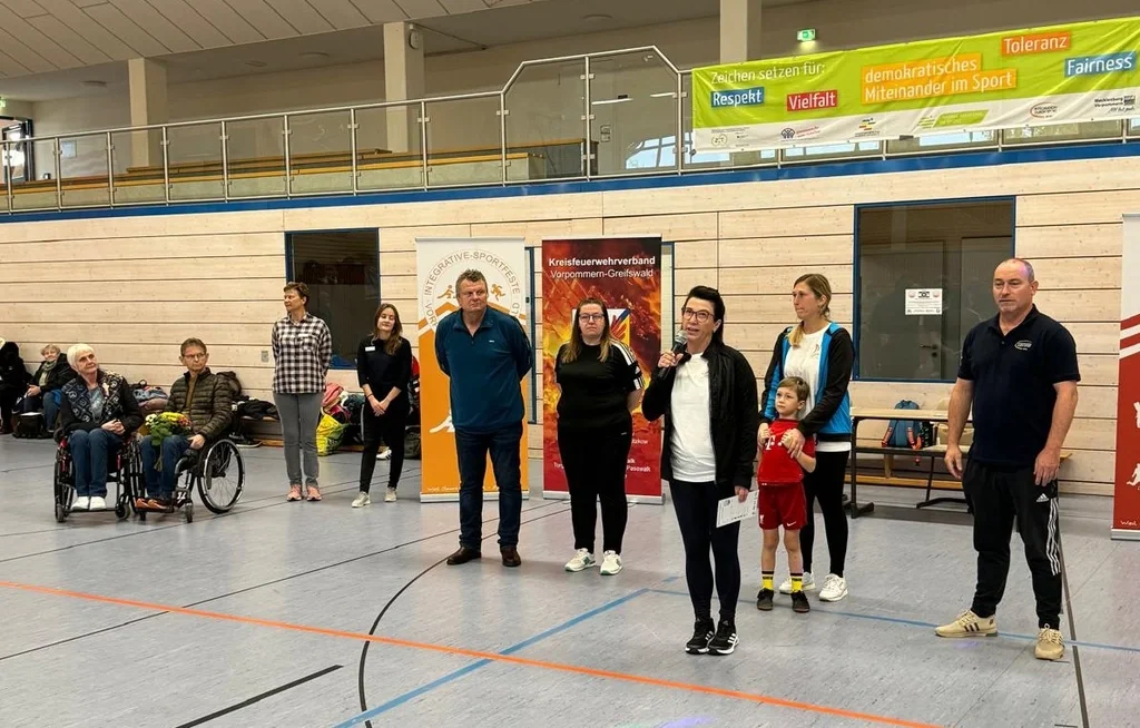 Eröffnung des Integrativen Sportfestes in Ueckermünde (Foto: KSB V-G)