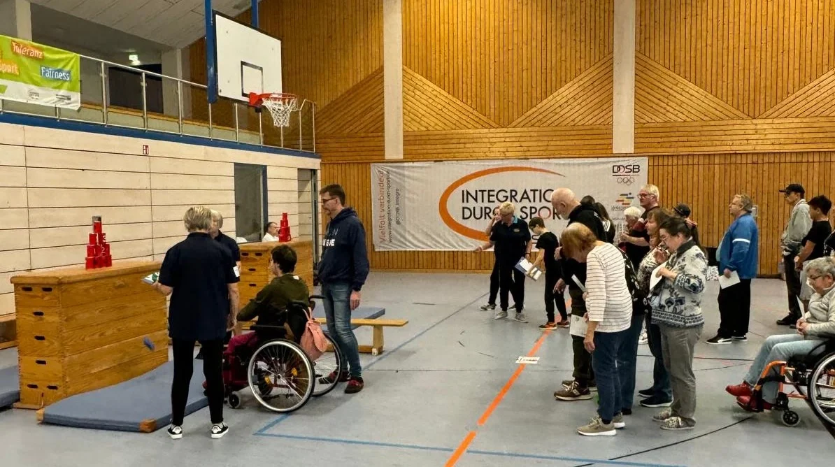 Viel los beim Integrativen Sportfest in Ueckermünde (Foto: KSB V-G)