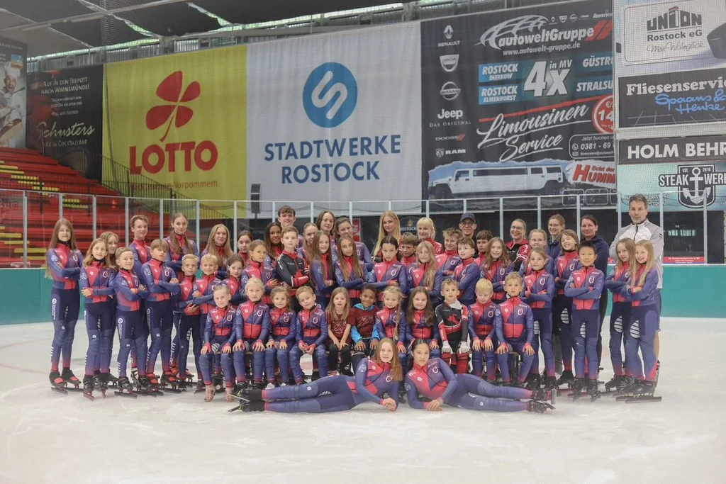 „Schnell, stark, Rostock: Fördere Shorttrack-Nachwuchs!“
