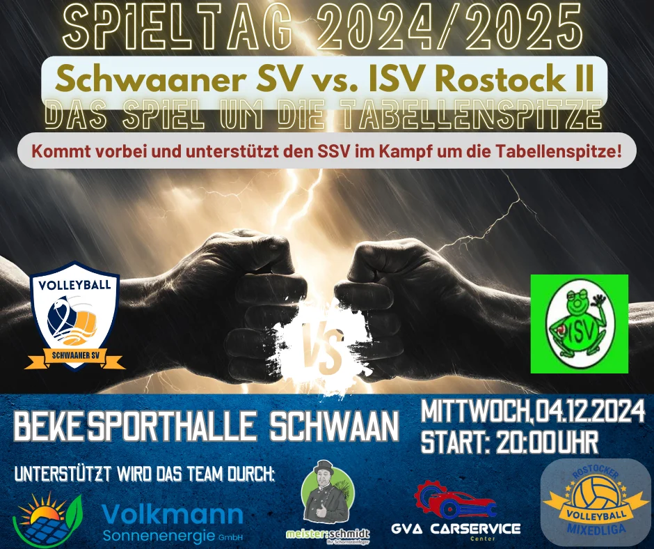 Letztes Heimspiel des Jahres – SSV vs. ISV Rostock
