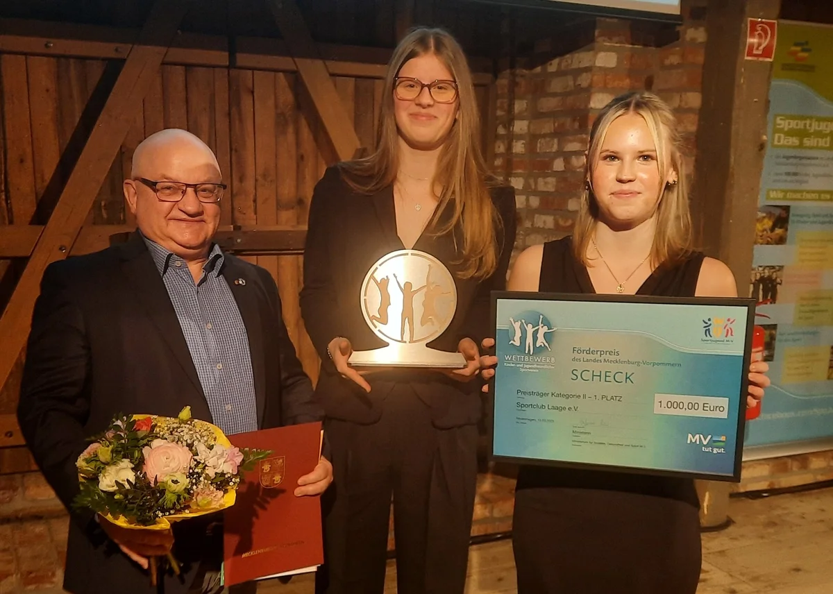 SC Laage ist einer der Kinder- und Jugendfreundlichen Sportvereine in MV