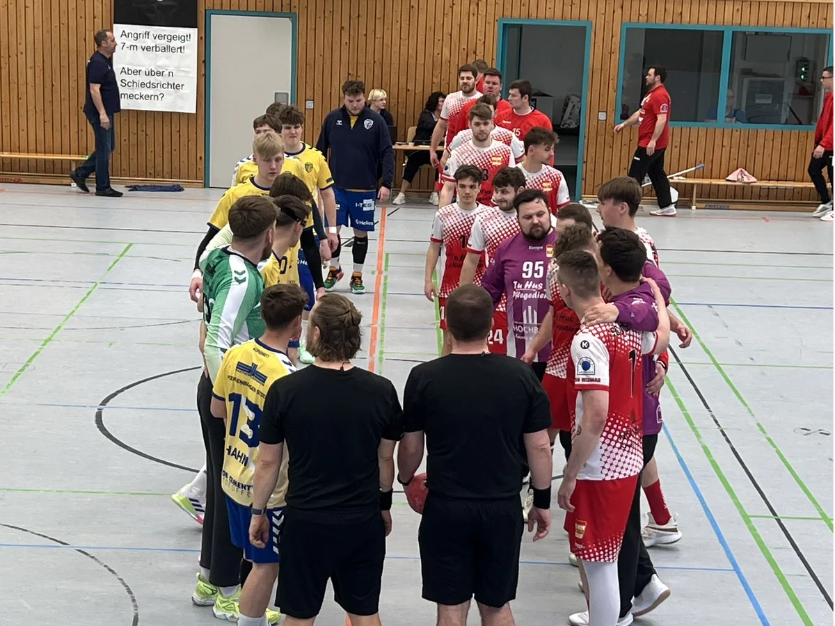Vor der Partie zeigten sich die Gastgeber noch voller Zuversicht. (Foto: Sarah Steltner)