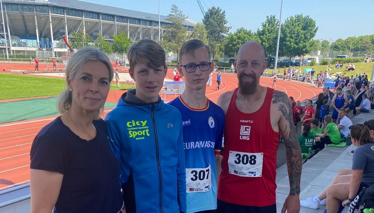Leichtathletik-Landesmeisterschaften: Wie die Mutter so der Sohn