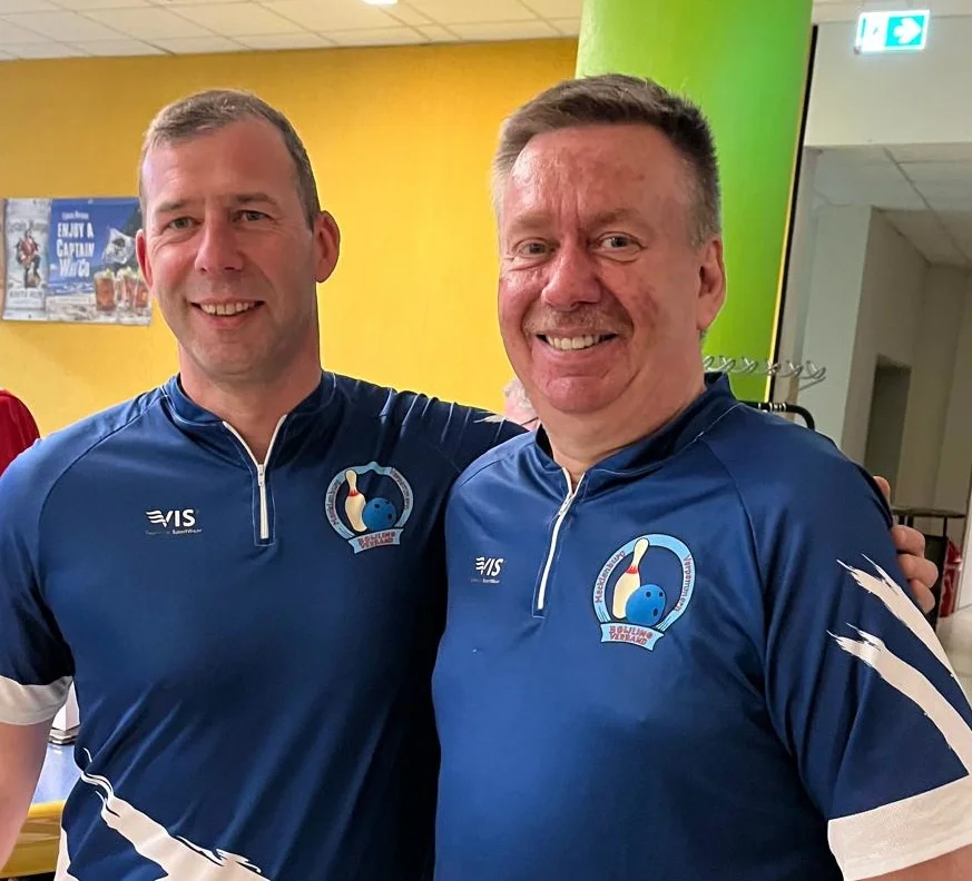 Andre Riess (links) und Bodo Präkel sind MVs erfolgreichste Starter bei den diesjährigen Deutschen Meisterschaften der Senioren und Versehrten. (Foto: BC Schwerin)