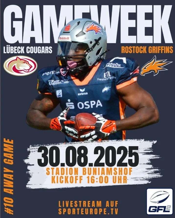 Griffins beenden reguläre Saison in Lübeck