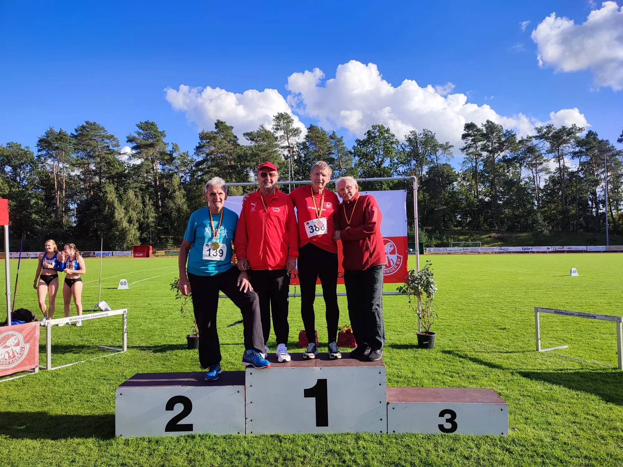 12 Goldmedaillen in Löwenberg für LVMV- Masters in der Leichtathletik