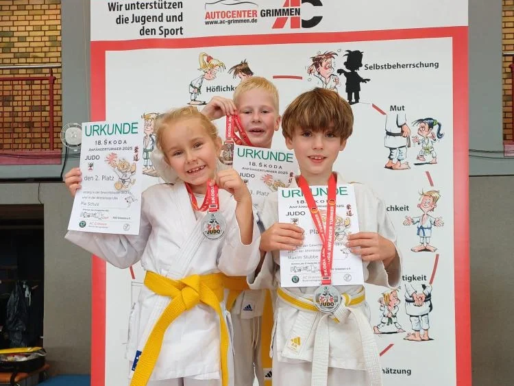 Erfolgreiche Nachwuchsjudoka des KSV Grimmen (Foto: ZVG)