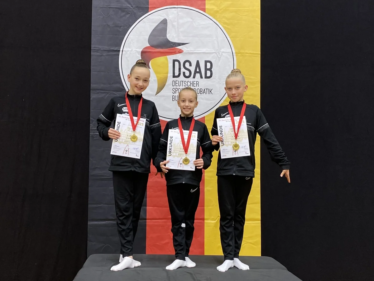 Sportakrobatik: Bestenermittlung in der Palmberg-Arena
