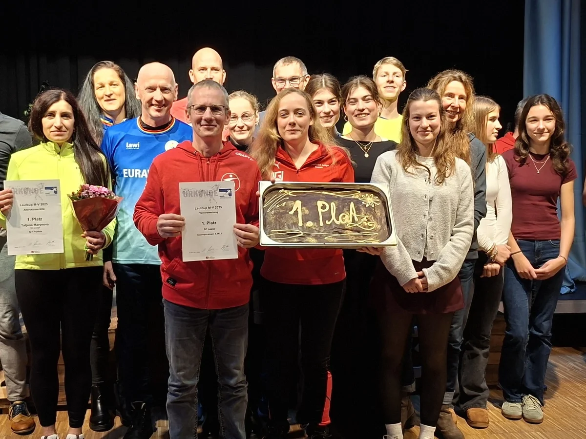 Laufcup 2025 und der SC Laage ist wieder der stärkste Verein