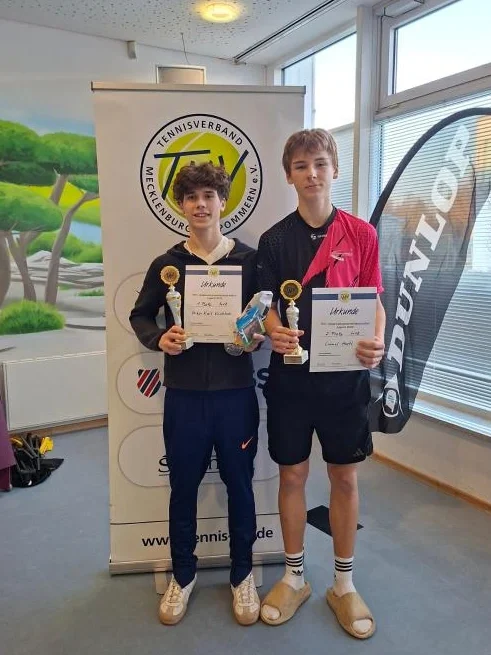 Der 13-jährige Mika Knobloch (links) gilt als das derzeit größte Talent MVs in den jüngeren Altersklassen. (Foto: © TMV)
