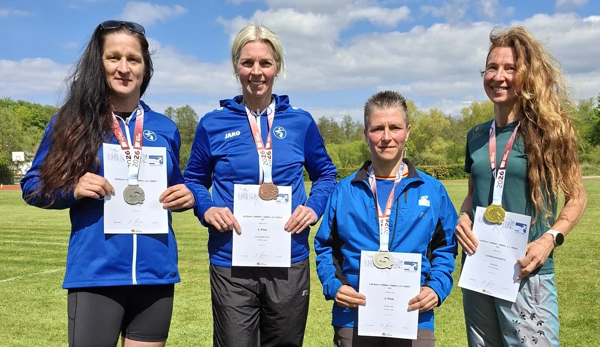 Landestitelkämpfe im Bahnlauf – Laage mit 1 x Gold, 4 x Silber und 3 x Bronze