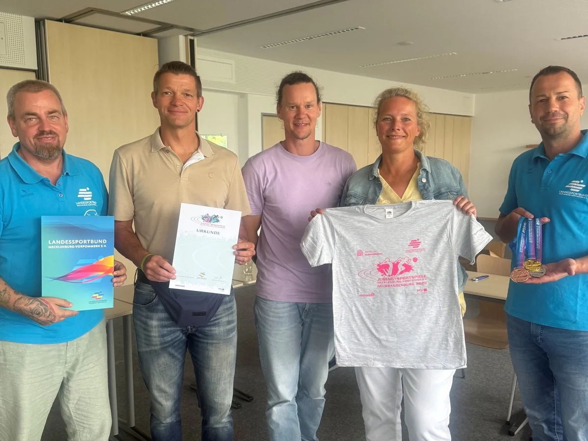 17. Jugendsportspiele MV: Meldeeröffnung in Neubrandenburg