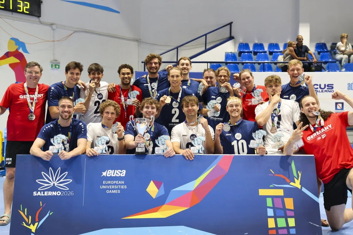 Rostocker Uni-Volleyballer holen EM-Silber in Salerno