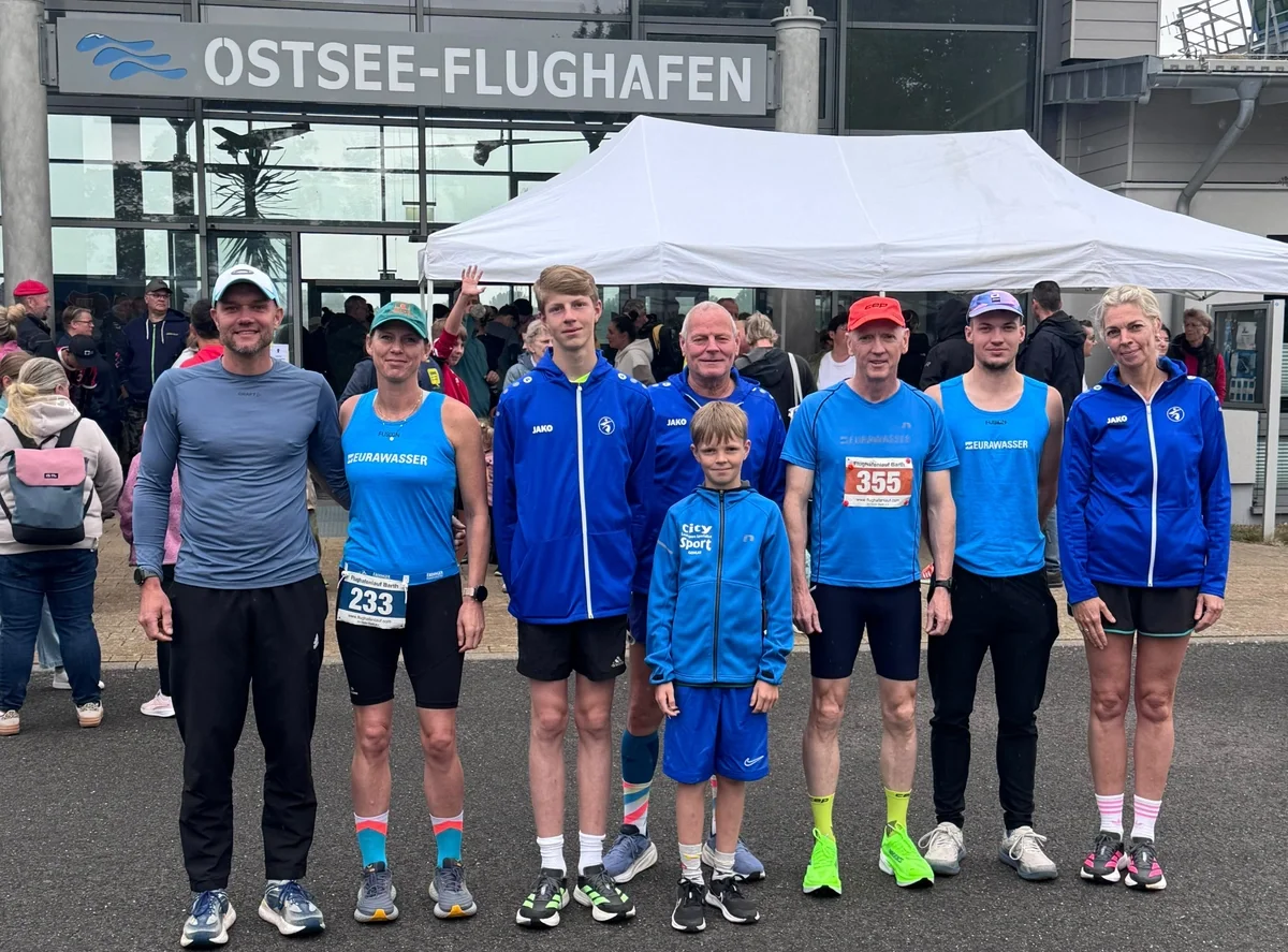 Sportclub Laage beim 9. Barther Flughafenlauf zu Gast