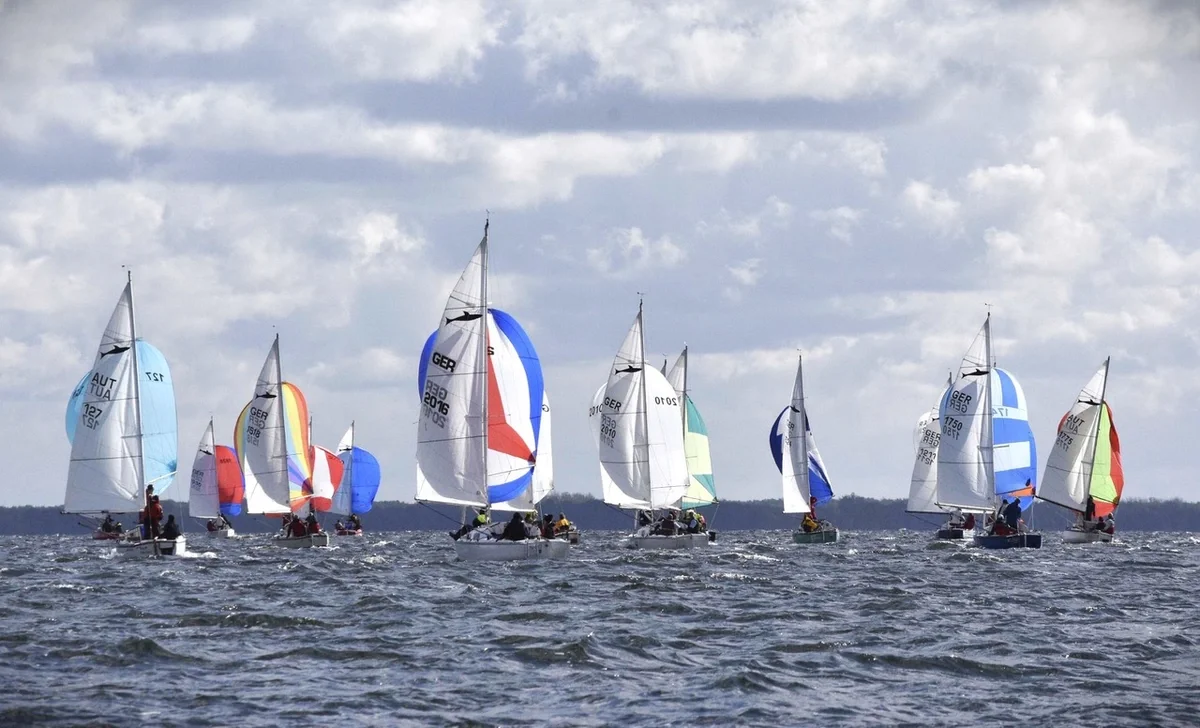 Europameisterschaft der Shark 24 auf der Müritz