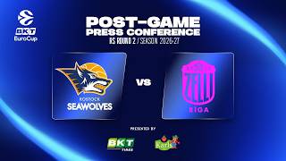 BKT EuroCup Pressekonferenz: SEAWOLVES - Riga Zelli