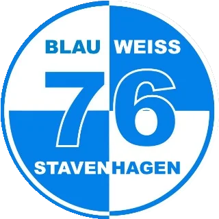 SV Blau-Weiß 76 Stavenhagen e. V. Logo